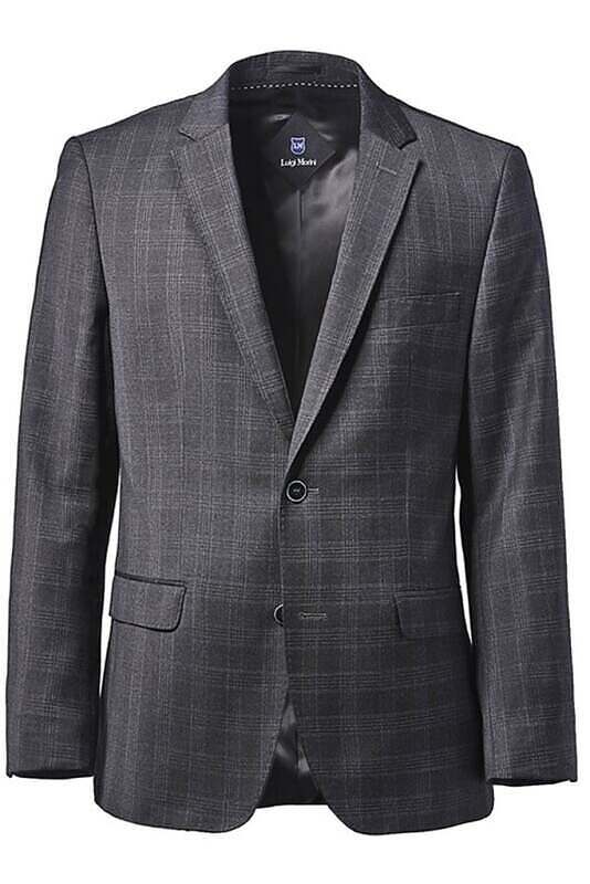 Eton Jacket with Check Pattern - Mr Jethwa Menswear